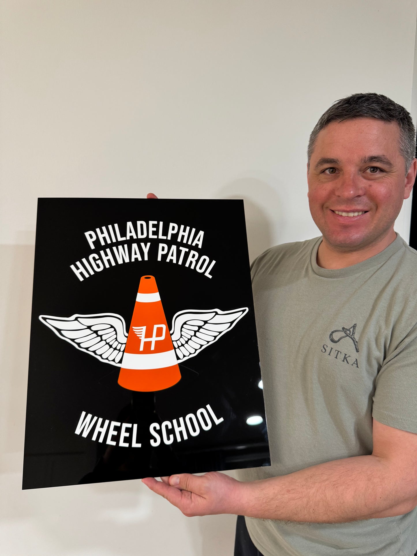 Personalized Clear Acrylic Crescent Recognition Award – Police, Military & First Responders